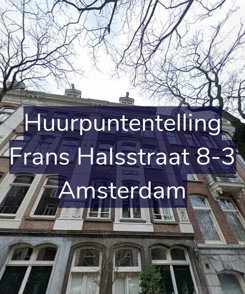 Foto gevel Huurpuntentelling voor Frans Halsstraat 8-3, Amsterdam