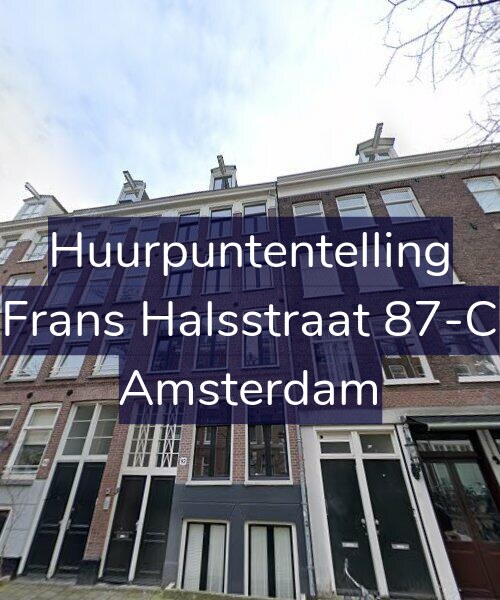 Foto gevel Huurpuntentelling voor Frans Halsstraat 87-C, Amsterdam
