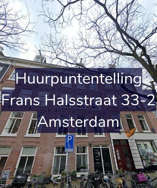 Foto gevel Huurpuntentelling voor Frans Halsstraat 33-2, Amsterdam