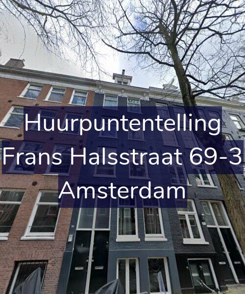 Foto gevel Huurpuntentelling voor Frans Halsstraat 69-3, Amsterdam