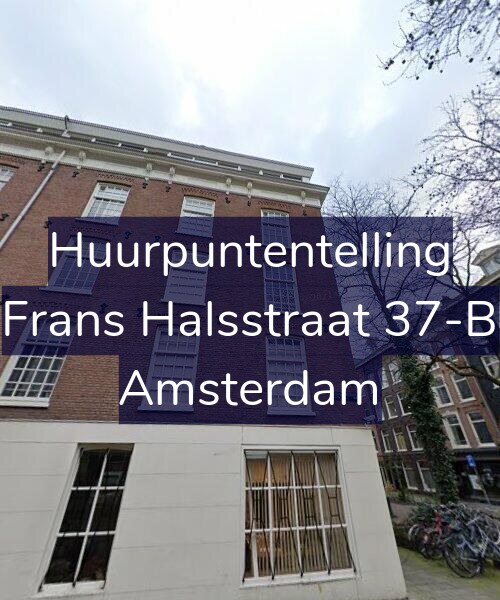 Foto gevel Huurpuntentelling voor Frans Halsstraat 37-B, Amsterdam