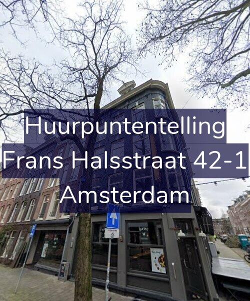 Foto gevel Huurpuntentelling voor Frans Halsstraat 42-1, Amsterdam