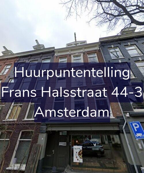 Foto gevel Huurpuntentelling voor Frans Halsstraat 44-3, Amsterdam