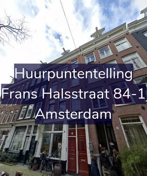 Foto gevel Huurpuntentelling voor Frans Halsstraat 84-1, Amsterdam