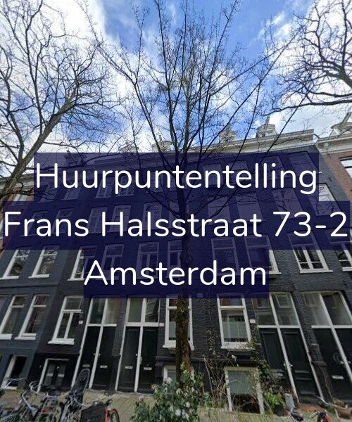 Foto gevel Huurpuntentelling voor Frans Halsstraat 73-2, Amsterdam