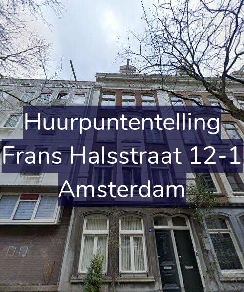 Foto gevel Huurpuntentelling voor Frans Halsstraat 12-1, Amsterdam