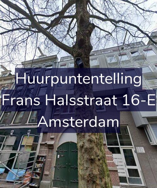 Foto gevel Huurpuntentelling voor Frans Halsstraat 16-E, Amsterdam