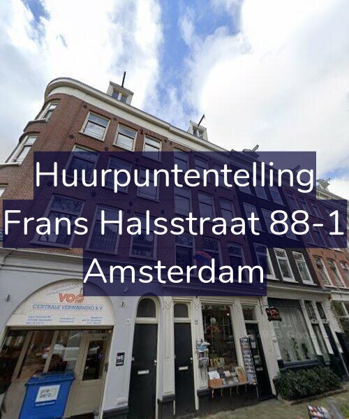 Foto gevel Huurpuntentelling voor Frans Halsstraat 88-1, Amsterdam