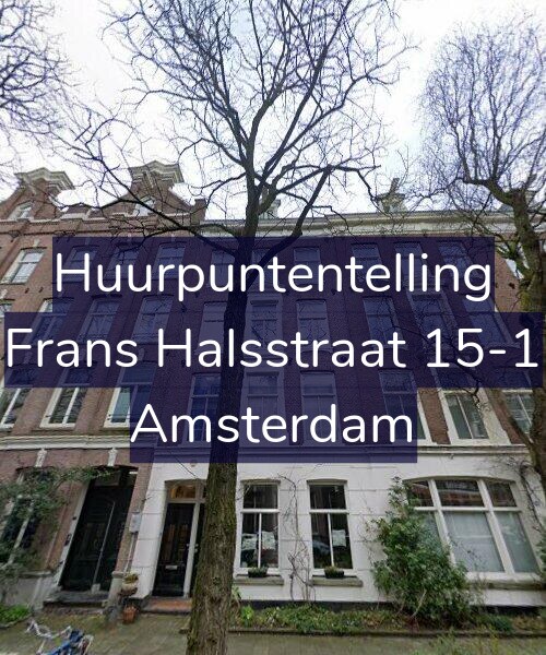 Foto gevel Huurpuntentelling voor Frans Halsstraat 15-1, Amsterdam