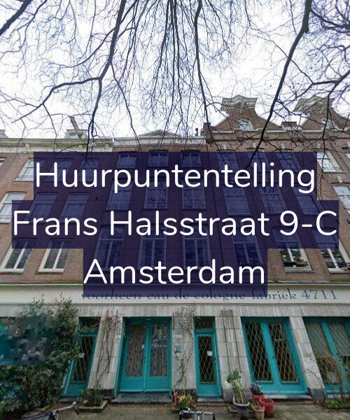 Foto gevel Huurpuntentelling voor Frans Halsstraat 9-C, Amsterdam
