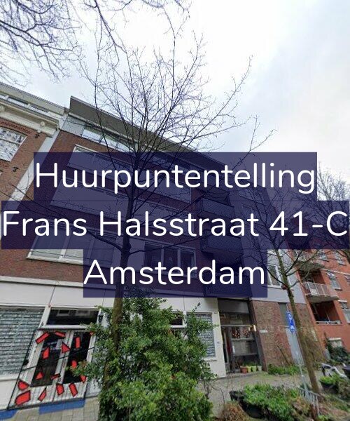 Foto gevel Huurpuntentelling voor Frans Halsstraat 41-C, Amsterdam