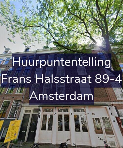 Foto gevel Huurpuntentelling voor Frans Halsstraat 89-4, Amsterdam