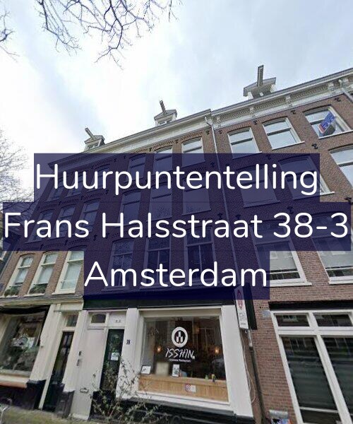 Foto gevel Huurpuntentelling voor Frans Halsstraat 38-3, Amsterdam