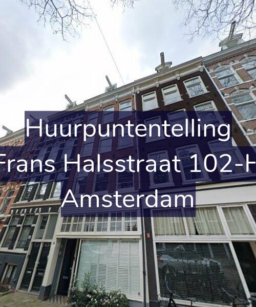 Foto gevel Huurpuntentelling voor Frans Halsstraat 102-H, Amsterdam