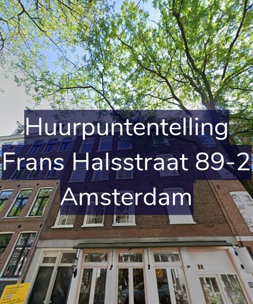 Foto gevel Huurpuntentelling voor Frans Halsstraat 89-2, Amsterdam