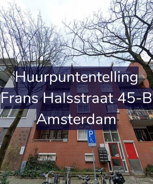 Foto gevel Huurpuntentelling voor Frans Halsstraat 45-B, Amsterdam