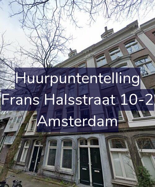 Foto gevel Huurpuntentelling voor Frans Halsstraat 10-2, Amsterdam
