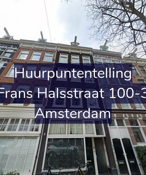 Foto gevel Huurpuntentelling voor Frans Halsstraat 100-3, Amsterdam