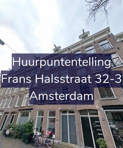 Foto gevel Huurpuntentelling voor Frans Halsstraat 32-3, Amsterdam