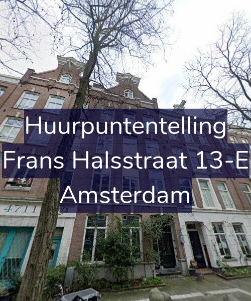 Foto gevel Huurpuntentelling voor Frans Halsstraat 13-E, Amsterdam