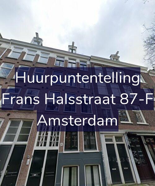 Foto gevel Huurpuntentelling voor Frans Halsstraat 87-F, Amsterdam