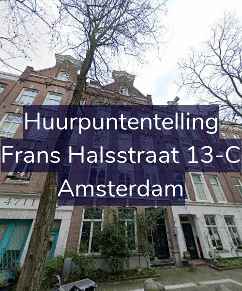 Foto gevel Huurpuntentelling voor Frans Halsstraat 13-C, Amsterdam