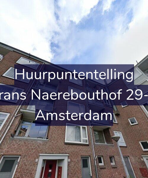 Foto gevel Huurpuntentelling voor Frans Naerebouthof 29-3, Amsterdam