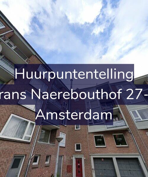 Foto gevel Huurpuntentelling voor Frans Naerebouthof 27-3, Amsterdam
