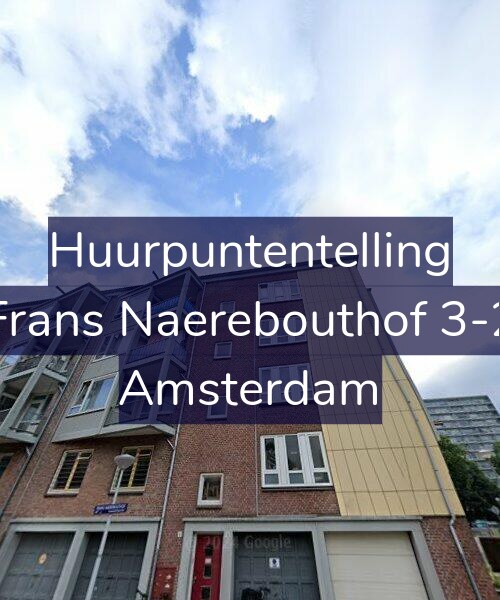 Foto gevel Huurpuntentelling voor Frans Naerebouthof 3-2, Amsterdam