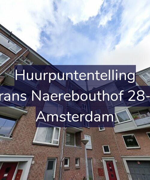 Foto gevel Huurpuntentelling voor Frans Naerebouthof 28-3, Amsterdam