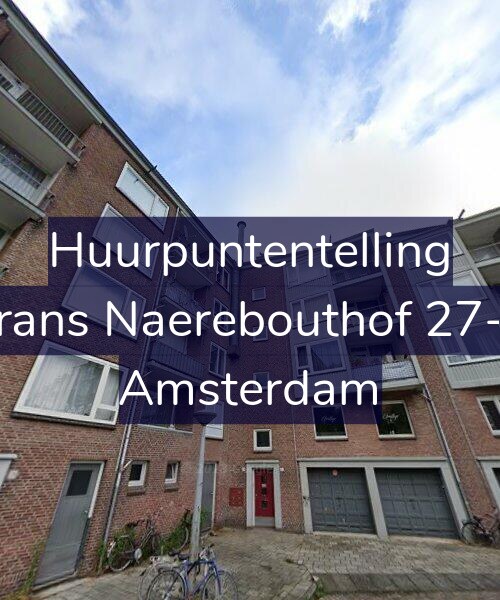 Foto gevel Huurpuntentelling voor Frans Naerebouthof 27-1, Amsterdam