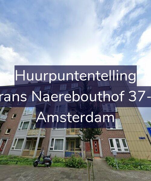 Foto gevel Huurpuntentelling voor Frans Naerebouthof 37-1, Amsterdam