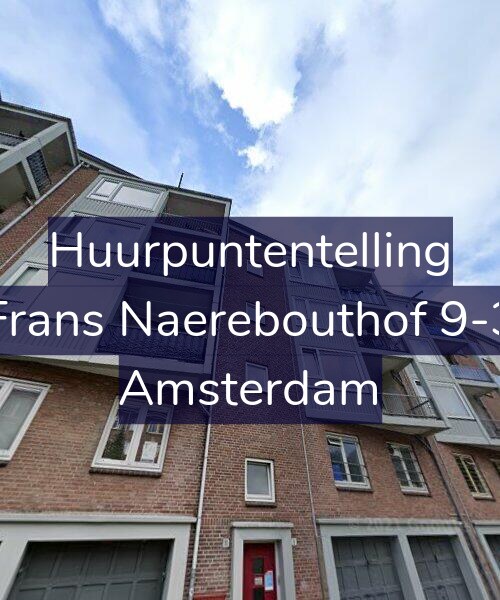 Foto gevel Huurpuntentelling voor Frans Naerebouthof 9-3, Amsterdam