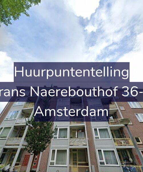 Foto gevel Huurpuntentelling voor Frans Naerebouthof 36-3, Amsterdam