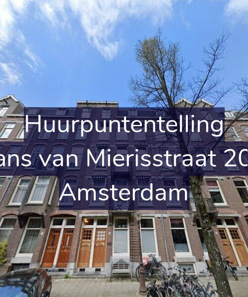 Foto gevel Huurpuntentelling voor Frans van Mierisstraat 20-2, Amsterdam