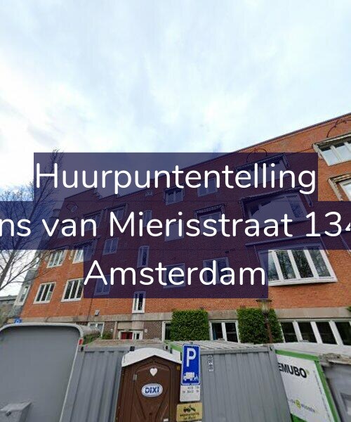 Foto gevel Huurpuntentelling voor Frans van Mierisstraat 134-H, Amsterdam
