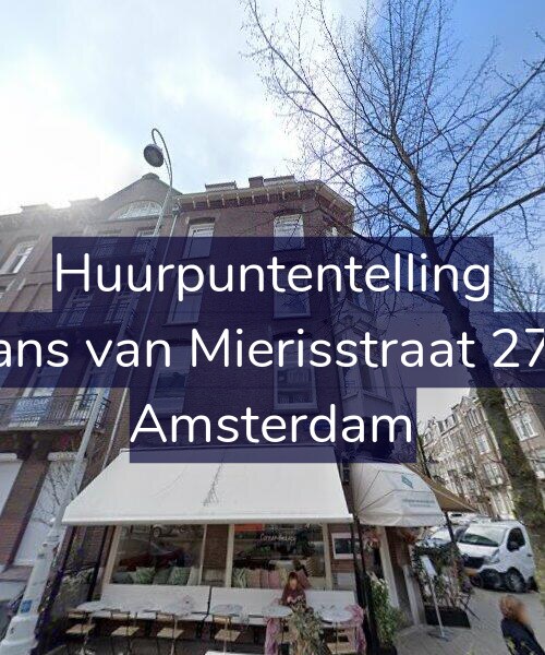Foto gevel Huurpuntentelling voor Frans van Mierisstraat 27-1, Amsterdam