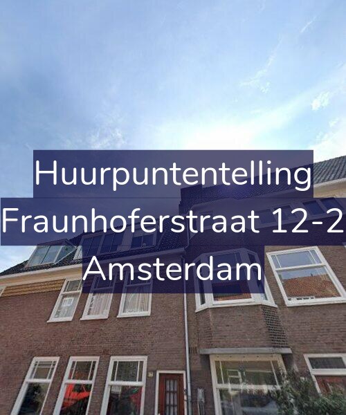 Foto gevel Huurpuntentelling voor Fraunhoferstraat 12-2, Amsterdam
