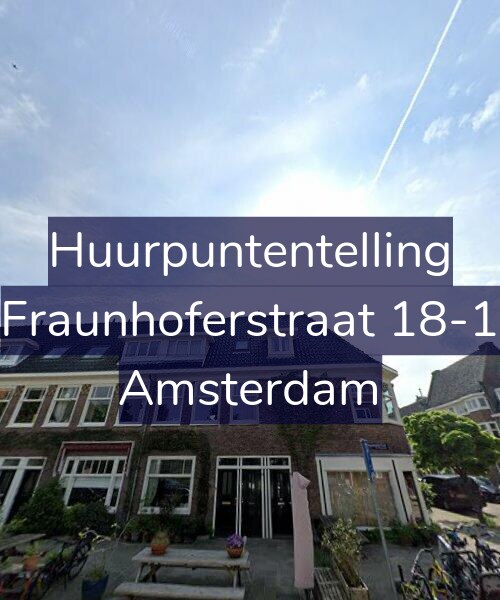 Foto gevel Huurpuntentelling voor Fraunhoferstraat 18-1, Amsterdam