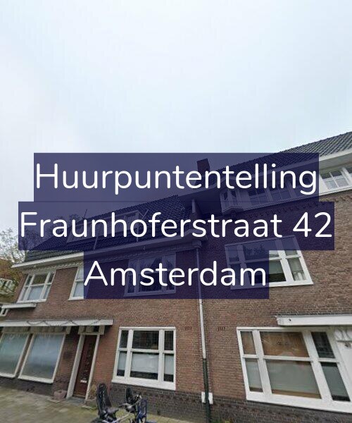 Foto gevel Huurpuntentelling voor Fraunhoferstraat 42, Amsterdam