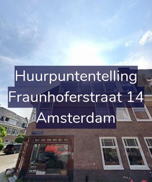 Foto gevel Huurpuntentelling voor Fraunhoferstraat 14, Amsterdam