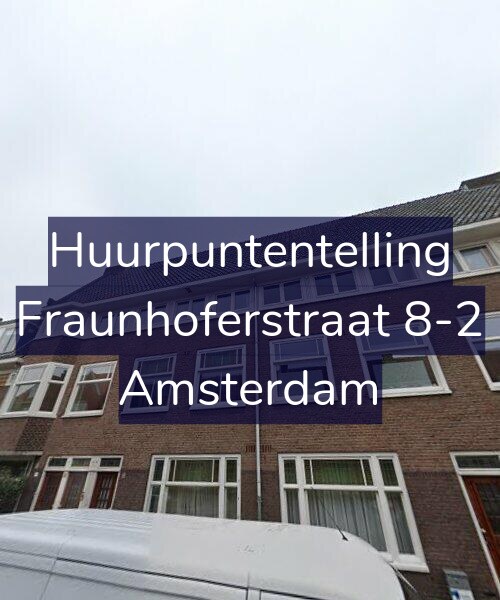 Foto gevel Huurpuntentelling voor Fraunhoferstraat 8-2, Amsterdam