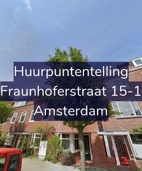 Foto gevel Huurpuntentelling voor Fraunhoferstraat 15-1, Amsterdam