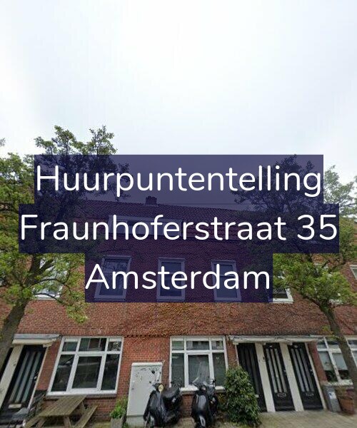Foto gevel Huurpuntentelling voor Fraunhoferstraat 35, Amsterdam