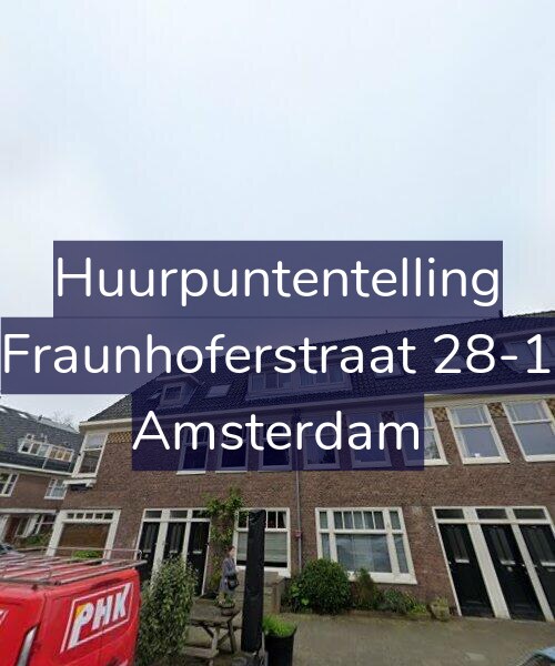 Foto gevel Huurpuntentelling voor Fraunhoferstraat 28-1, Amsterdam