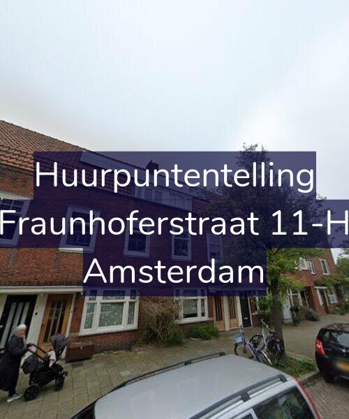 Foto gevel Huurpuntentelling voor Fraunhoferstraat 11-H, Amsterdam