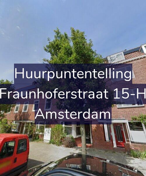 Foto gevel Huurpuntentelling voor Fraunhoferstraat 15-H, Amsterdam