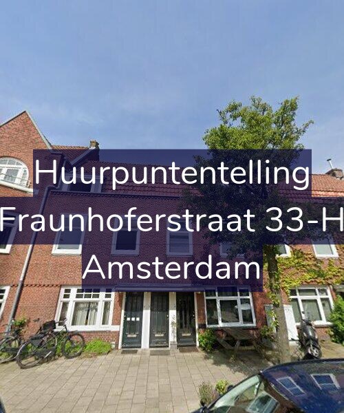 Foto gevel Huurpuntentelling voor Fraunhoferstraat 33-H, Amsterdam