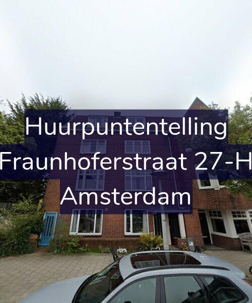 Foto gevel Huurpuntentelling voor Fraunhoferstraat 27-H, Amsterdam
