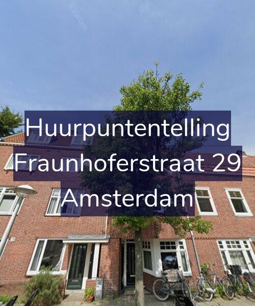 Foto gevel Huurpuntentelling voor Fraunhoferstraat 29, Amsterdam
